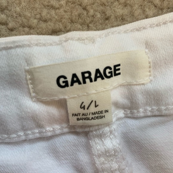 White jean skirt from Garage Size L TAGS STILL ON - Picture 5 of 5